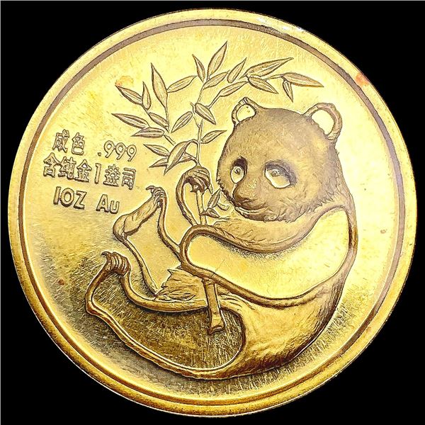 1987 China 1oz Gold Panda GEM PROOF