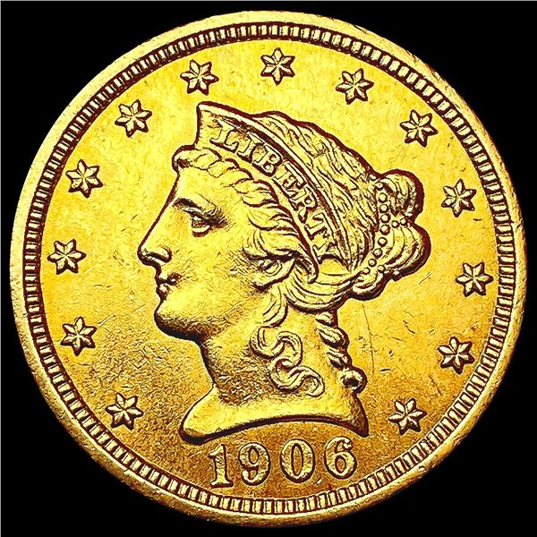 1906 $2.50 Gold Quarter Eagle UNCIRCULATED