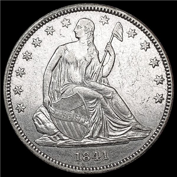 1841 Walking Liberty Half Dollar CLOSELY UNCIRCULA