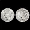 Image 1 : [2] Peace Silver Dollars [1927-D, 1928-S] CLOSELY