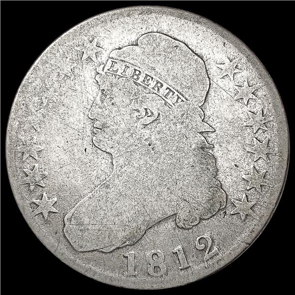 1812 Capped Bust Half Dollar NICELY CIRCULATED