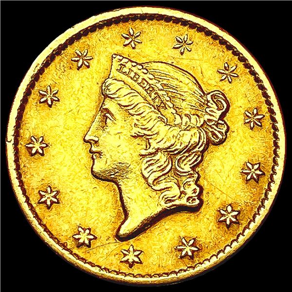1849-O Rare Gold Dollar CLOSELY UNCIRCULATED