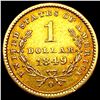 Image 2 : 1849-O Rare Gold Dollar CLOSELY UNCIRCULATED