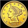Image 1 : 1901 $2.50 Gold Quarter Eagle UNCIRCULATED