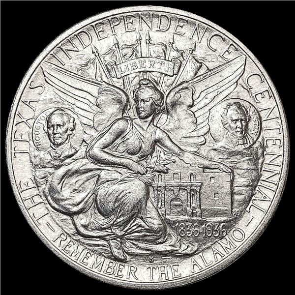 1936-S Texas Half Dollar GEM BU