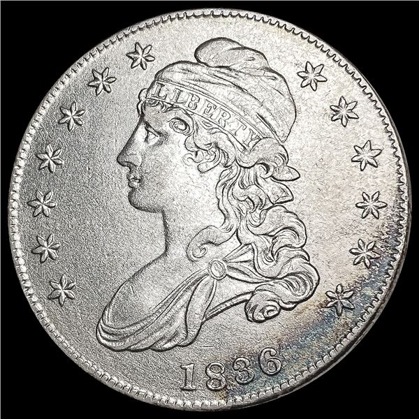 1836 Capped Bust Half Dollar CLOSELY UNCIRCULATED