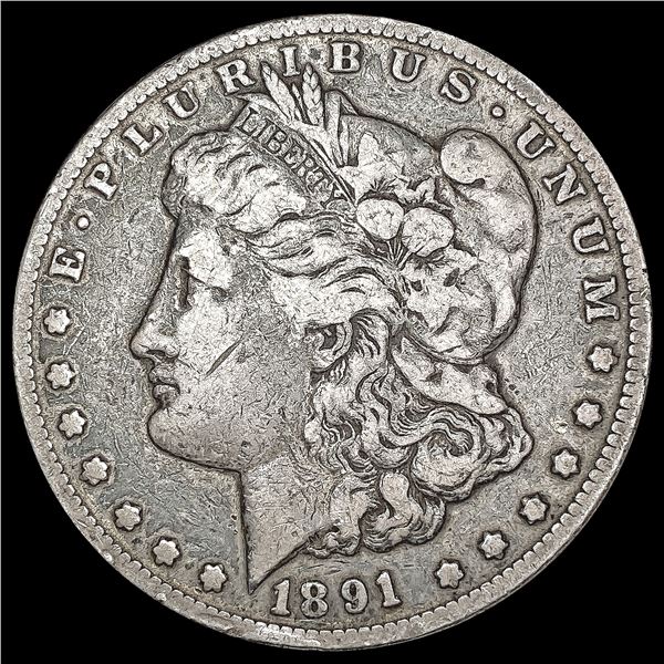 1891-CC Morgan Silver Dollar NICELY CIRCULATED