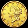 Image 1 : 1849 Rare Gold Dollar CLOSELY UNCIRCULATED
