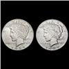 Image 1 : [2] 1934 Peace Silver Dollars CLOSELY UNCIRCULATED