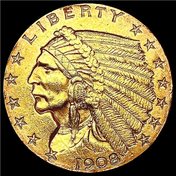 1908 $2.50 Gold Quarter Eagle UNCIRCULATED