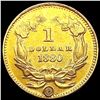 Image 2 : 1880 Rare Gold Dollar NEARLY UNCIRCULATED