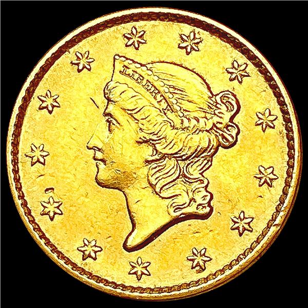 1853 Rare Gold Dollar CLOSELY UNCIRCULATED