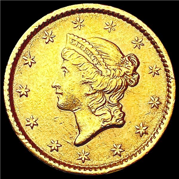 1853 Rare Gold Dollar CLOSELY UNCIRCULATED