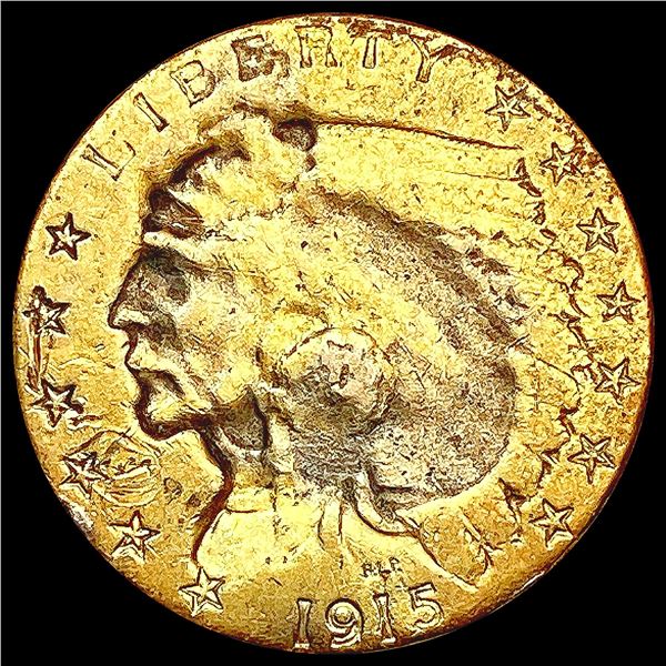 1915 $2.50 Gold Quarter Eagle HIGH GRADE