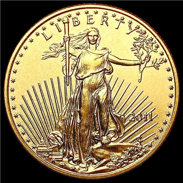 2011 US 1/10oz Gold $5 Eagle SUPERB GEM BU