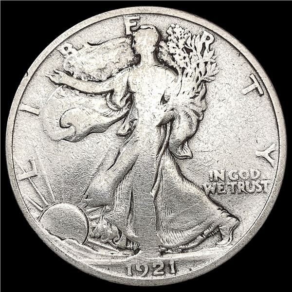 1921-D Walking Liberty Half Dollar NICELY CIRCULAT
