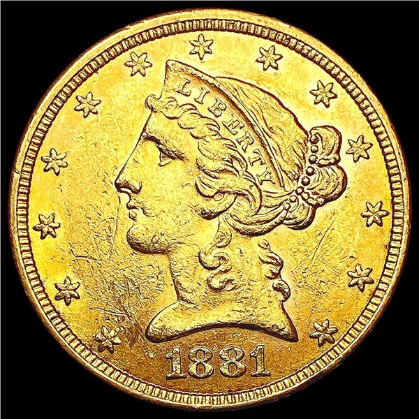 1881 $10 Gold Eagle UNCIRCULATED
