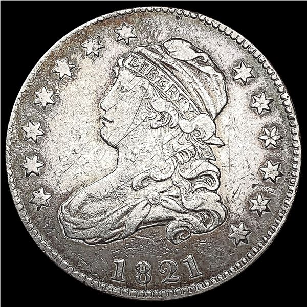 1821 Capped Bust Quarter LIGHTLY CIRCULATED
