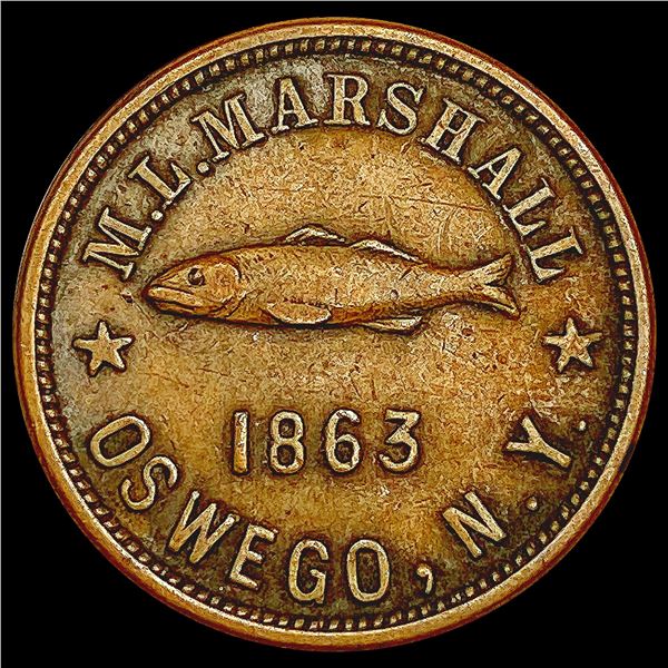 1863 Civil War Token HIGH GRADE