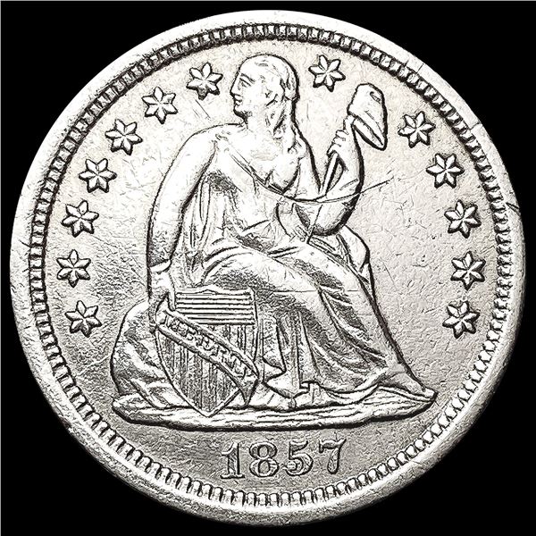 1857-O Seated Liberty Dime CLOSELY UNCIRCULATED