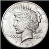 Image 1 : 1921 Silver Peace Dollar CLOSELY UNCIRCULATED