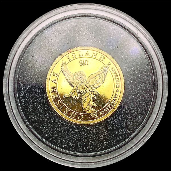 2006 Kiribati .044oz Gold $10 GEM PROOF