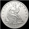 Image 1 : 1858 Seated Liberty Half Dollar CLOSELY UNCIRCULAT