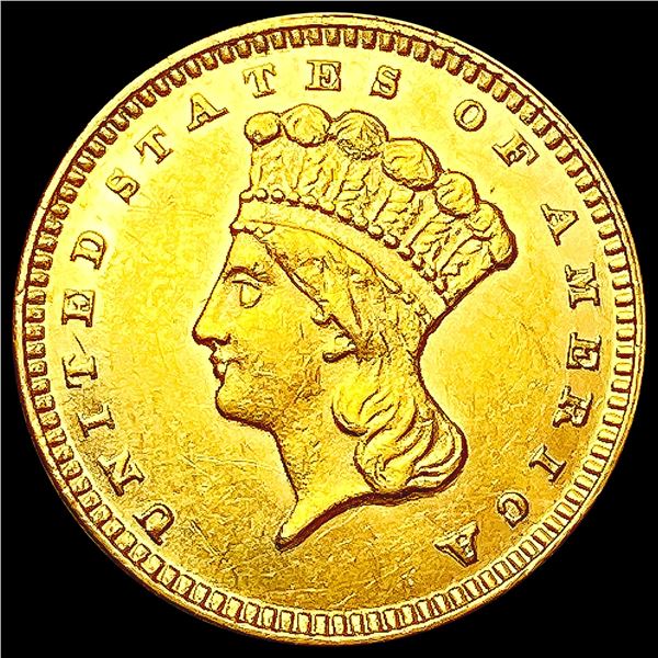 1874 Rare Gold Dollar CHOICE BU