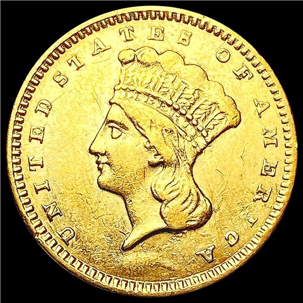 1857 Rare Gold Dollar CLOSELY UNCIRCULATED