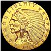 Image 1 : 1915 $2.50 Gold Quarter Eagle CLOSELY UNCIRCULATED
