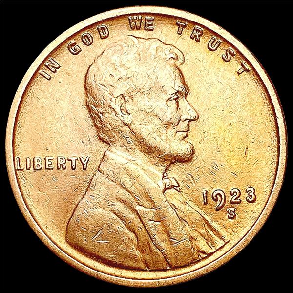 1923-S RED Wheat Cent UNCIRCULATED