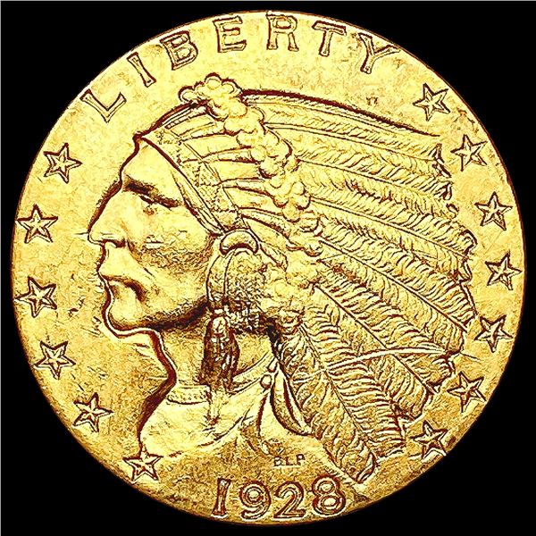 1928 $2.50 Gold Quarter Eagle UNCIRCULATED