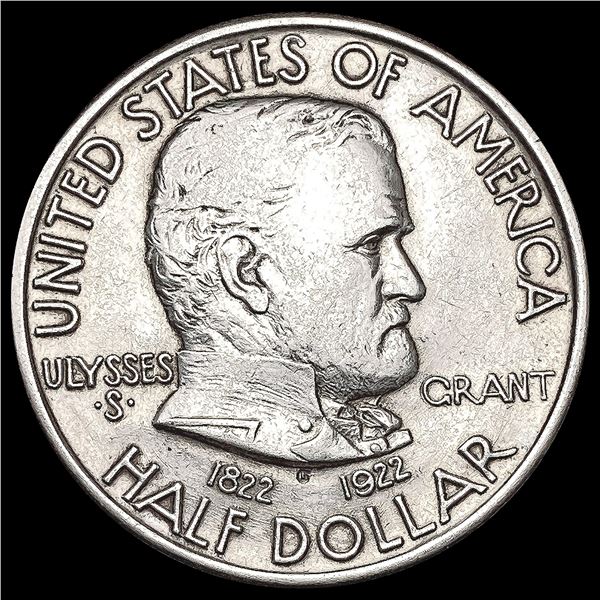 1922 Grant Half Dollar NEARLY UNCIRCULATED