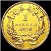 Image 2 : 1872 Rare Gold Dollar CLOSELY UNCIRCULATED