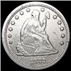 Image 1 : 1877-CC Seated Liberty Quarter LIGHTLY CIRCULATED