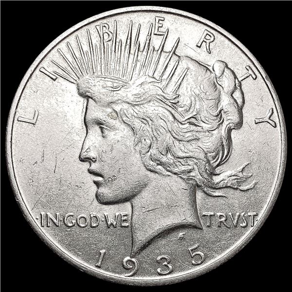 1935-S Silver Peace Dollar CLOSELY UNCIRCULATED