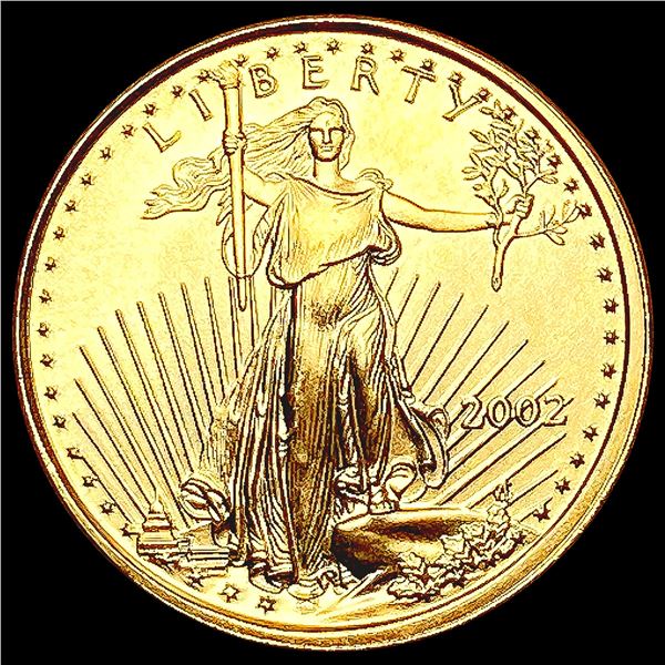 2002 US 1/10oz Gold $5 Eagle SUPERB GEM BU