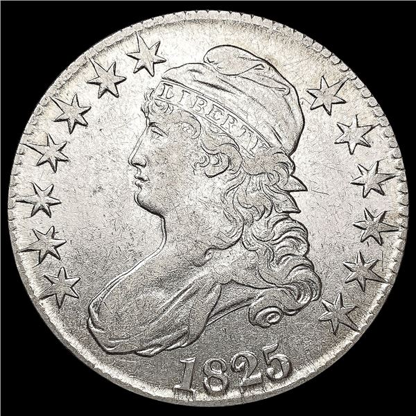 1825 Capped Bust Half Dollar CLOSELY UNCIRCULATED