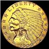 Image 1 : 1909 $2.50 Gold Quarter Eagle CLOSELY UNCIRCULATED