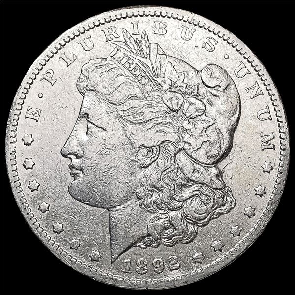 1892-CC Morgan Silver Dollar LIGHTLY CIRCULATED