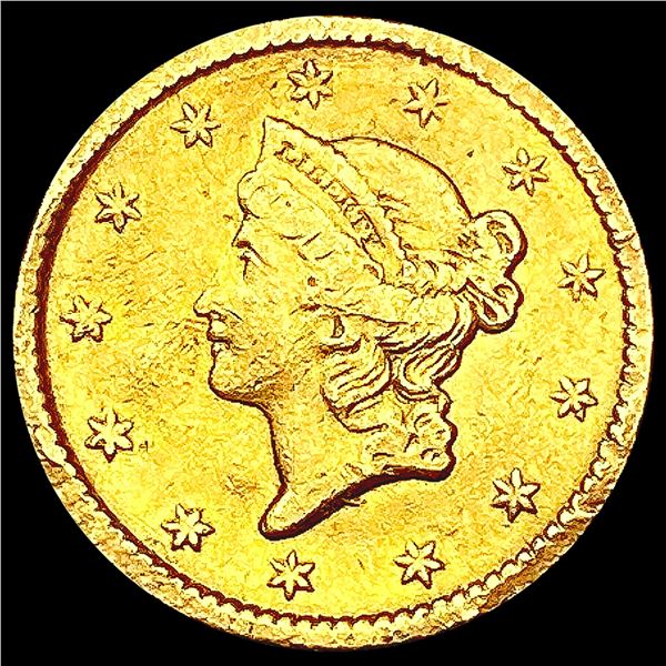 1853 Rare Gold Dollar LIGHTLY CIRCULATED
