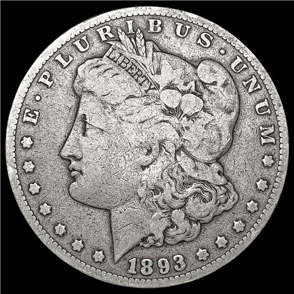 1893-CC Morgan Silver Dollar NICELY CIRCULATED