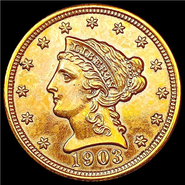 1903 $2.50 Gold Quarter Eagle UNCIRCULATED