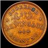 Image 1 : 1863 Civil War Token UNCIRCULATED
