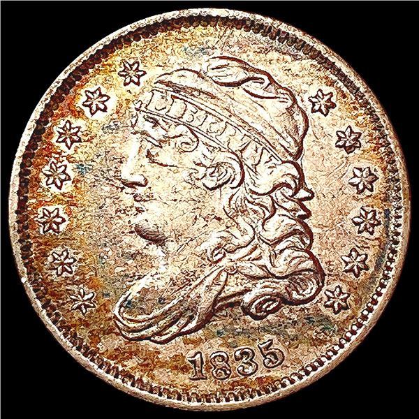 1835 Capped Bust Half Dime CLOSELY UNCIRCULATED