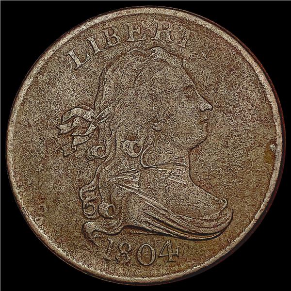 1804 Draped Bust Half Cent LIGHTLY CIRCULATED