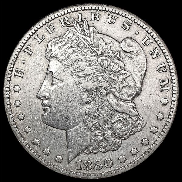 1880-CC Morgan Silver Dollar CLOSELY UNCIRCULATED