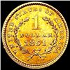 Image 2 : 1851 Rare Gold Dollar UNCIRCULATED