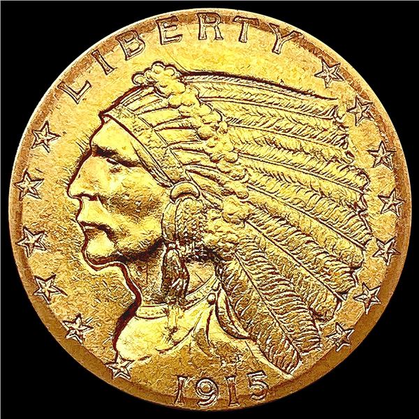 1915 $2.50 Gold Quarter Eagle UNCIRCULATED
