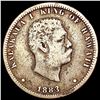 Image 1 : 1883 Kingdom of Hawaii Quarter NICELY CIRCULATED